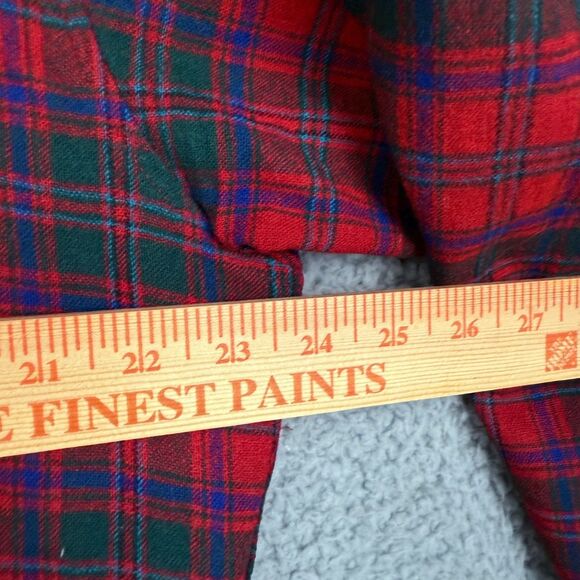 Vintage Pendleton Red Plaid Wool Flannel Shirt Men’s Large USA Made - Picture 5 of 8